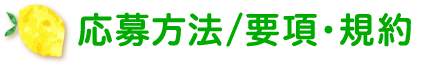 応募方法/要項・規約