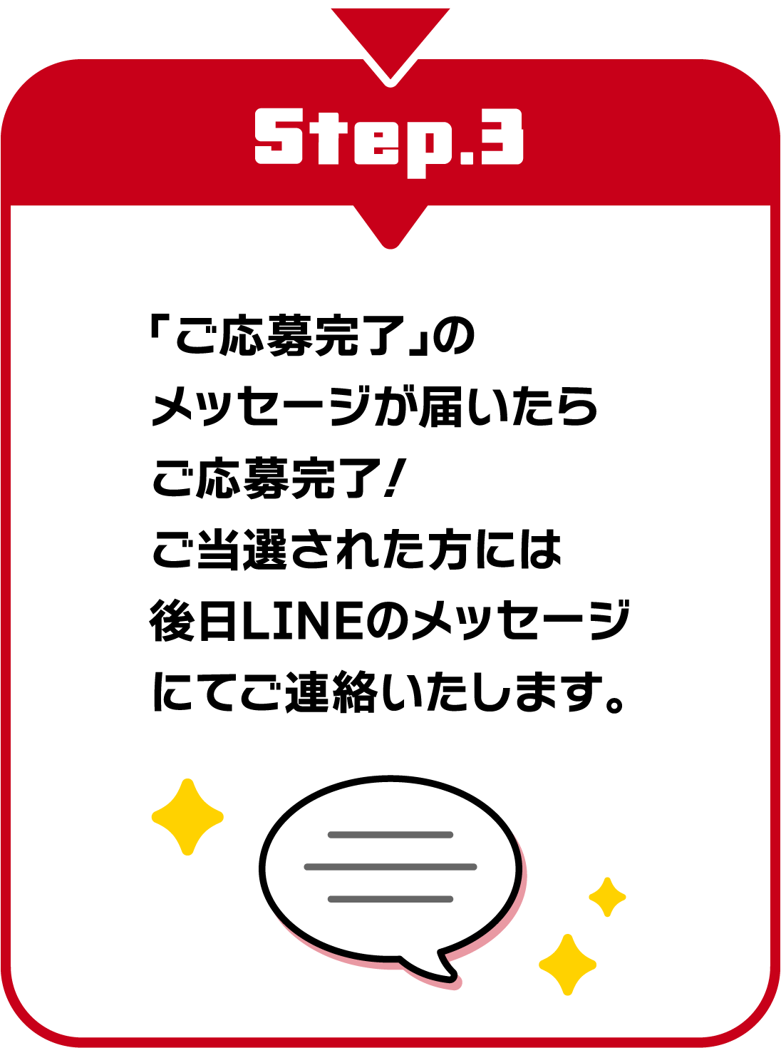 STEP.3 LINEアプリからQ・B・B公式キャンペーンアカウントを友だち追加する。